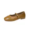 Hermosos Zapatos Mary Jane de Una Correa para Mujer, Nuevo Estilo Primavera/Verano 2026, Modernos y Elegantes, Cómodos Zapatos de Boca Baja que Combinan Bien con Faldas