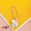 Llavero de Resina Linda Chica de Dibujos Animados Corazón de Chica Dulce Colgante Pequeño Accesorios para Pareja Mejor Amigo Colgante de Bolsa de Regalo Pequeña