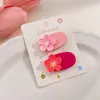Pasador Dulce de Princesa Estilo Ins, Pinza para Fleco Lateral, Pasador Exquisito Versátil Estilo Bosque, Accesorio para el Cabello Colorido Dopamina