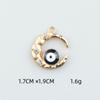 Accesorios diy Accesorios Estilo coreano Patrón Ojo del Diablo Diamante Aleación con Gota de Aceite Collar Pulsera Colgante Pequeño Colgante Único
