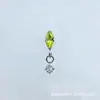 Brinco Pingente G23 Titânio Liga de Titânio Astmf-136 Zircônia Redonda Única Marquise Piercing Labial Stud de Titânio com Rosca Interna