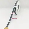 1000 piezas/rollo 0.8*4cm Rayas de Pegatina Rasca Zebra/Láser/Gris para Telecomunicaciones/Recarga/Cupón/Tarjeta de Regalo Pegatina de Etiqueta Rasca Bonus