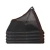 Borde con agujeros red negra para sombreado transfronterizo red negra para cubrir balcón azotea red de invernadero agrícola para sombreado aislamiento térmico