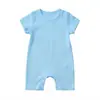 Ropa de Otoño de Color Sólido para Niños con Broches en los Hombros, Mameluco Corto de Algodón, Pelele para Recién Nacidos, Mameluco Unisex para Bebé