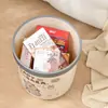 Cubo de basura doméstico, Baño, Inodoro, Sala de estar, Cubo de basura de alta gama de lujo ligero, Cubo de almacenamiento, Papelera de oficina