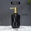 Botella Vacía Sub-empaque de Loción Verde de Lujo Ligero Vidrio Transparente de Gama Alta Etiqueta Líquido para Lavar Ropa Cabello Condimento Jabón Corporal