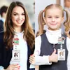 Nueva Serie Navideña Sencilla Carrete Retráctil Giratorio de Plástico para Insignia Hebilla de Identificación para Doctor/Enfermera Hebilla de Fácil Extracción
