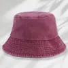 Nuevo Sombrero de Pescador Lavado de Moda con Logo Personalizado, Sombrero Cubo Pequeño Moderno Estilo Coreano, Sombrero de Sol Unisex para Exteriores