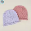 Gorro de Punto Casual Nuevo Elegante Color Sólido Simple con Borde Enrollado, Cómodo, Cálido, Cortavientos, Gorro Versátil