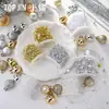 Corrente de Pérolas Shangjin 8+3mm Corrente Amor Estrela Sinfônica Bolsa Floral Flor Pérola Pingente Árvore de Natal Atacado