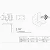 E39-L183Mw18 Suporte Fotoelétrico Suporte de Montagem para Sensor a Laser Suporte Fixo Ajustável para Sensor de Fibra Óptica