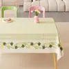 Toalha de mesa fresca e simples, à prova d'água e de óleo, toalha de mesa de PVC para jantar sem lavagem, novo modelo 2025, sensação leve e de alta qualidade, toalha de mesa de centro