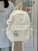 Mochila de cor sólida 2024 Novas meninas do ensino médio, ensino médio, estudantes universitários, mochila escolar feminina de viagem leve