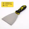 Cuchillo de masilla de acero inoxidable personalizado por el fabricante Hoja de limpieza de acero inoxidable pulido espejo Mango de plástico Cuchillo de masilla