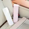 Funda de Hombro para Cinturón de Seguridad de Coche Rellena Color Sólido Protector de Cinturón de Seguridad de Coche Piel Sintética de Conejo Accesorios de Interior de Coche