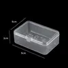 Caja Pequeña Cuadrada Transparente de Plástico Caja para Joyería Caja Pequeña para Auriculares Caja para Accesorios Caja Pequeña para Pendientes Caja de Almacenamiento Portátil Fabricante