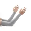 Mangas de gel para braços com proteção solar masculina e feminina, proteção UV para ciclismo e direção no verão, alta elasticidade, respiráveis, protetores de braço finos de seda gelada