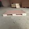 Almacén de Palets de Logística de Hebei Fork de Cuatro Lados Palet de Madera Maciza Base de Piso de Madera Cartón de Madera Libre de Fumigación Pegado