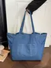 Bolso tote de mezclilla vintage nuevo, bolso de hombro casual, bolso de mano ligero, adecuado para estudiantes, transfronterizo