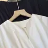 Vestido sin mangas de color liso para adelgazar la cintura, estilo minimalista de alta gama francés 3053