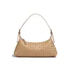 Bolso Bandolera Popular Transfronterizo Hobo Tejido a Mano, Bolso de Hombro/Axila Estilo Francés Retro Versátil de Nicho, Bolso Dumpling para Mujer