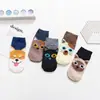Meias de comércio exterior novas meias fofas de desenho animado meias femininas casuais coreanas meias de giz de cera pequenas novas meias rasas vendas diretas