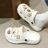 Zuecos de Eva para Mujer, Calzado de Verano para Exteriores, Pantuflas de Baño para Hombre, Sandalias Cerradas Transpirables de Suela Suave para Exteriores Funcionales