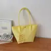 Bolsa de Gelatina Moda Femenina Bolso de Axila 2026 Nuevo Estilo Coreano Dopamina Gran Capacidad Bolso de Hombro Bolso de Mano para Viajar