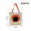 Bolsa de gato portátil para viagem, bolsa transversal de lona com abertura superior para animais de estimação pequenos, bolsa para cachorro respirável de grande capacidade, em estoque para atacado