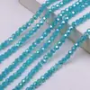 Cuentas de Cristal Tierra de 6 mm Chapadas Color AB 1 Hilo Cuentas de Cristal Dispersas Cuentas de Vidrio Cuentas de Piña Material para Joyería Hecha a Mano Accesorios