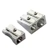 Cuchillo de Bolsillo para Cepillado de Metal de Aluminio Cuadrado Doble Agujero Agujero Único Sacapuntas Portátil Pequeño Mini Sacapuntas Portátil