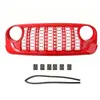 Aplicável ao JEEP Shepherd 07-17 JK modificado 24 JL rede média JK velho modificado novo modificado médio líquido preto fosco