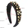 Moda Coreana, Frescos y Versátiles, Accesorios de Flor de Perla Incrustada con Diamantes, Diadema para Mujer, Moderna y Elegante, Accesorios para el Cabello de Gama Alta para Damas