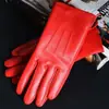 Guantes de Cuero Genuino para Mujer de Estilo Nuevo y Cálido, Talla Grande, Piel de Oveja, Cortavientos y Resistentes al Frío, Guantes de Cuero para Otoño e Invierno, Fábrica