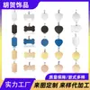Llavero de Acero Inoxidable Transfronterizo Colgante de Hueso Grabable DIY Colgante de Collar de Metal Colgante de Etiqueta para Mascotas Etiqueta para Perro