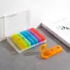 La Caja de Pastillas Pequeña Portátil de Amazon se Puede Usar para una Semana y se Puede Dividir en Siete Días para Almacenamiento y Organización Portátil de Medicamentos