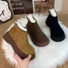 Botas de Nieve para Mujer 2026 Invierno Nuevos Zapatos Birkenstock Más Terciopelo Más Gruesas Botas Cortas Suela Gruesa Calidez Aumento de Altura Botas de Algodón del Noreste