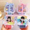 Temporada de Graduación 2025 Caja Bento Transparente de 4 pulgadas Decoración de Pastel Jardín de Infancia Niño Pequeño Niña Postre Decoración Enchufe