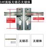 Cerradura de cambio cerradura a juego cerradura manija de acero inoxidable panel distancia de la cerradura 50 mm manija cerradura para puerta de madera cerradura para puerta de habitación interior dormitorio