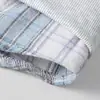 Nueva colección de otoño: sudadera con capucha a cuadros para hombre, moderna y versátil, con diseño de dos piezas falsas, cierre de cremallera y corte holgado, perfecta como atuendo de pareja