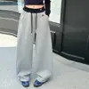 Pantalones para Niñas Estilo Primavera/Otoño 2026 Nuevos Medianos/Grandes Deportivos Casuales de Algodón para Niños Pantalones de Chándal Otoño Holgados Estilo Guadaña Elegantes