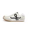 Tenis Casual Vintage Transpirable Cuero Genuino Zapatos Forrest Gump para Mujer Suela Gruesa Aumentada Combinación Total Zapato de Capa Superior Piel de Vaca