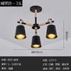 Lustre Macaron Nórdico Moderno Simples Estilo Japonês-Coreano Personalidade Criativa Sala de Estar Atmosférico Original Luzes de Sala de Jantar de Madeira