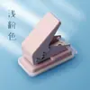 Perfurador de papel de furo único pequeno mini furador para encadernação livro de folhas soltas anel de furo para estudante papel A4 furador de furo artefato