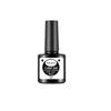 Esmalte de uñas blanco y negro, botella pequeña negra de 8 ml, nivelador, sin costuras, duradero, pegamento de fototerapia para salón de uñas