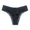 Comércio exterior Europa e Estados Unidos sexy fio dental renda vermelho vinho algodão fio dental roupa íntima meninas sexy renda roupa íntima puro desejo