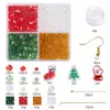 Set Navideño Caja de Regalo Transfronteriza Cuentas de Vidrio Cuentas de Arroz Paquete de Materiales para Herramientas Juego de Accesorios para Pulseras Hechas a Mano