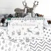 Papel de Fondo Gris Navideño Ww204 Material de Papel Cultural y Creativo para Manualidades Árbol de Navidad Copo de Nieve Decoración Papel de Fondo para Collage
