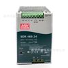 Fuente de alimentación conmutada Mingwei de Taiwán con función PFC activa para instalación en riel SDR-480-24