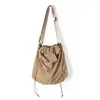 Bolsa de Ombro Guochao Rpet Nylon Transfronteiriça Bolsa de Mão Rpet Bolsa Tote de Lona de Nylon Fábrica de Personalização